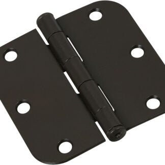 National Hardware N830-325 Door Hinge, Steel, Oil-Rubbed Bronze, Full-Mortise Mounting