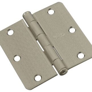 National Hardware N830-327 Door Hinge, Cold Rolled Steel, Satin Nickel, Full-Mortise Mounting