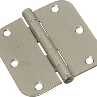 National Hardware N830-328 Door Hinge, Steel, Satin Nickel, Full-Mortise Mounting