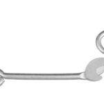 National Hardware V2124 Series N122-671 Safety Gate Hook, Steel, Zinc