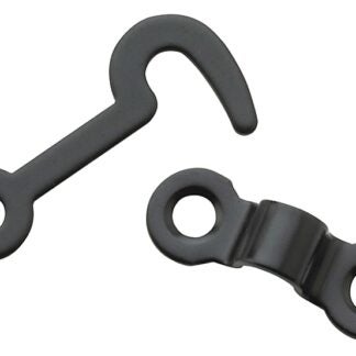 National Hardware V1841 Series N211-023 Hook and Staple, Steel, Oil-Rubbed Bronze, 5/32 in Dia Shackle