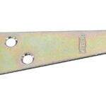 National Hardware N128-579 T-Hinge, 2.44 in W Frame Leaf, 3/4 in H Frame Leaf, Steel, Zinc, Tight Pin, 18 lb