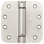 National Hardware N351-023 Spring Hinge, Steel, Satin Nickel, 37 lb