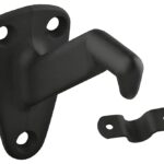 National Hardware N330-738 Handrail Bracket with Strap, 250 lb, Die-Cast Zinc, Oil-Rubbed Bronze