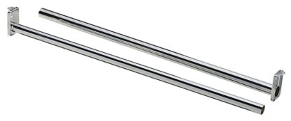 National Hardware DPV209 N338319 Closet Rod, 30 to 48 in L, Steel, Bright