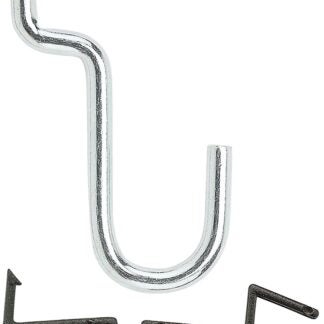 National Hardware N180-023 Peg Hook, 1/2 in, 1/8, 1/4 in Opening, Steel, Zinc