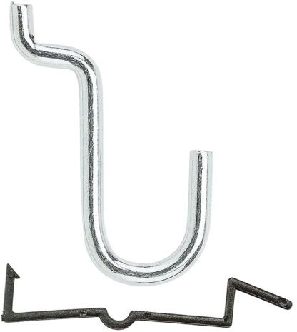 National Hardware N180-023 Peg Hook, 1/2 in, 1/8, 1/4 in Opening, Steel, Zinc