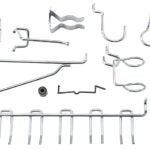 National Hardware N112-062 Peg Hook Assortment, 1/8, 1/4 in Opening, Steel, Zinc, 6/PK