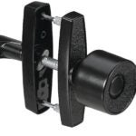 National Hardware V1307 Series N178-798 Knob Latch, Zinc, 5/8 to 1-3/8 in Thick Door