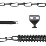 National Hardware V1355 Series N349-241 Chain Door Stops, Steel