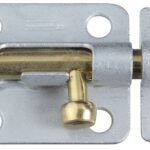 National Hardware N151-852 Barrel Bolt, 0.32 in Dia Bolt Head, 2-1/2 in L Bolt, Galvanized