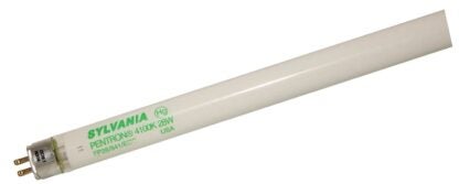 Sylvania 20902 Fluorescent Bulb, 28 W, T5 Lamp, Miniature G5 Lamp Base, 2490 Lumens, 4100 K Color Temp, Daylight Light Sells in Quantity of 40