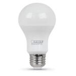 Feit Electric A800/830/10KLED/10 LED Bulb, General Purpose, A19 Lamp, 60 W Equivalent, E26 Lamp Base, Warm White Light