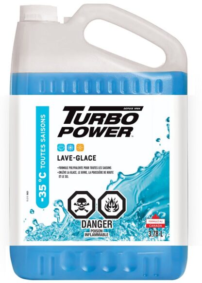 Turbo Power 15-215X52 Windshield Washer Fluid, 3.78 L Sells in Quantity of 4