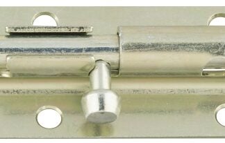 National Hardware N227-280 Heavy Barrel Bolt, 13/32 in Bolt Head, 4-5/8 in L Bolt, Steel, Zinc Sells in Quantity of 10