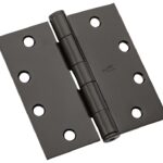 National Hardware DPB179 Series N236-018 Template Hinge, 4-1/2 in H Frame Leaf, 1.3875 in Thick Frame Leaf, Steel, 90 lb Sells in Quantity of 12