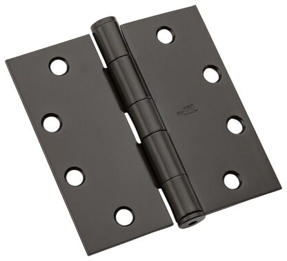 National Hardware DPB179 Series N236-018 Template Hinge, 4-1/2 in H Frame Leaf, 1.3875 in Thick Frame Leaf, Steel, 90 lb Sells in Quantity of 12