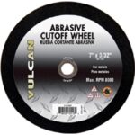 Vulcan 914130OR Type 1 Cut-Off Wheel, 7 in Dia, 3/32 in Thick, 5/8 in Arbor, Premium, Aluminum Oxide Abrasive