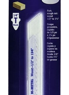 Vulcan 823491OR Jig Saw Blade, 2-3/4 in L, 6 TPI, HSS Tooth Cutting Edge