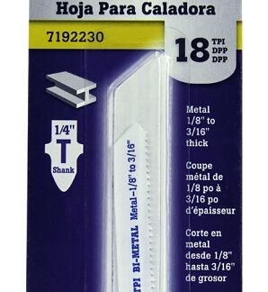 Vulcan 823471OR Jig Saw Blade, 2-3/4 in L, HSS Tooth Cutting Edge