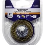 Vulcan 321581OR Wire Wheel Brush, 2 in Dia, 1/4 in Arbor/Shank