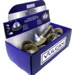 Vulcan 323690OR Assorted/Coarse-Grade Wire Wheel Brush Kit, 3, 4 in Dia, 1/4 in Arbor/Shank Sells in Quantity of 20