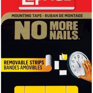 LePage No More Nails 1873073 Mounting Tape, 40 mm L, 20 mm W, White