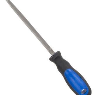 Vulcan JL-F008 File Taper, Triangle Profile, Taper Pattern, Single Cut Cut, 3/8 in W Blade, Cushion-Grip Handle