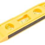 Vulcan 50776D Torpedo Level, 6 in L, 3-Vial, 1-Hang Hole, Magnetic, Plastic Sells in Quantity of 12