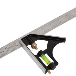 Vulcan TGE-TS12 Combo Square, 1 (2.5) in (cm) W Blade, 12 in (30.5 cm) L Blade, SAE & Metric Graduation