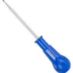 Vulcan JLO-024 Scratch Awl, 5.8 mm Dia Shank, 4 in L Shank, 7-1/8 in OAL, Ergonomic Handle, Plastic Handle, Steel Shank