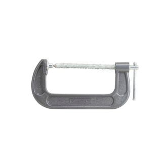 Vulcan JL27365 C-Clamp, 6 in Max Opening Size, 2-3/8 in D Throat, Steel Body, Gray Body