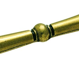 Amerock Allison Value Series BP3424BB Cabinet Pull, 5 in L Handle, 1/2 in H Handle, 7/8 in Projection, Zinc