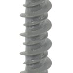 Rock-On 23311 Screw, #9 Thread, High-Low Thread, Flat Head, Star Drive, Type S Point, Steel, Climacoat, 140 PK