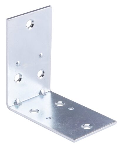 ProSource BH-6033L Corner Brace, 2-1/2 in L, 2-1/2 in W, 2-1/2 in H, Steel, Zinc-Plated, 2 mm Thick Material Sells in Quantity of 10