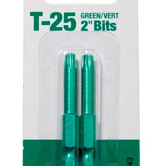 GRK Fasteners 87443 Drive Bit, T25 Drive, Star Drive, 2 in L, Metal