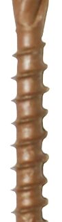 GRK Fasteners Kameleon 67155 Deck Screw, #9 Thread, 2-1/2 in L, Coarse Thread, Flat Head, Star Drive, Type 17 Point, 100/PK