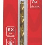 Task T91164 Drill Bit, 11/64 in Dia, 1/PK