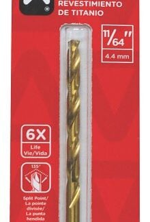 Task T91164 Drill Bit, 11/64 in Dia, 1/PK