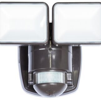 Heath Zenith HZ-5846-BZ Motion Activated Security Light, 120 V, LED Lamp, 1250 Lumens Lumens, Polycarbonate Fixture