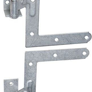 National Hardware N269-862 Blind Shutter Hinge, Galvanized Steel, Black, Strap Mounting