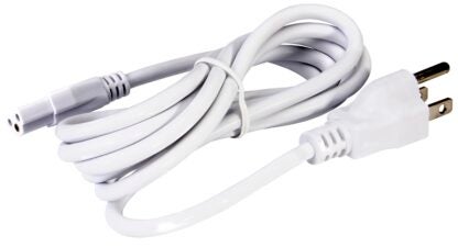 Liteline ALFT6000-WH-3 Power Supply Cord, 6 ft L, White Sheath, 120 VAC