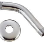 Boston Harbor A558215CP-OBF1 Shower Arm with Flange, 1/2-14 Connection, Threaded, 2.25 in L, Stainless Steel