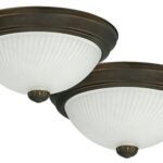 Canarm IFM211T ORB Light Fixture, 120 V, 1-Lamp, Incandescent Lamp, 1100 Lumens, Steel Fixture