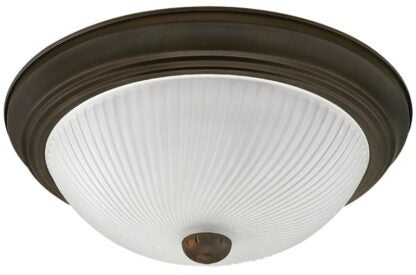 Canarm IFM21313 Ceiling Light Fixture, 2-Lamp, Oil-Rubbed Bronze Fixture