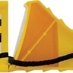 Camco USA 44472 Wheel Stop Chock, Plastic, Yellow, For: 26 in Dia Tires