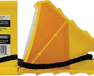 Camco USA 44472 Wheel Stop Chock, Plastic, Yellow, For: 26 in Dia Tires