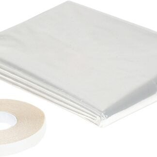 Climaloc CI12783 Insulating Shrink Film, 64 in W, 0.6 mil Thick, 210 in L, Vinyl, Clear