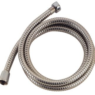 Boston Harbor B42034 Shower Hose with Hex Nut, 7/8 in Connection, 1/2-14 NPSM, G1/2, 72 in L Hose, Stainless Steel