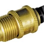 Mr. Heater F276334 Adapter, Quick Connect x Excess Flow Soft Nose, Brass, Gold